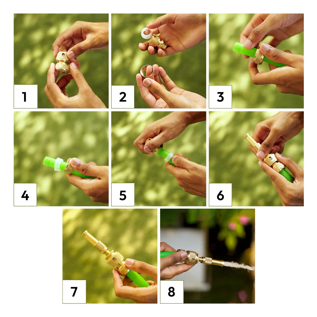 High Pressure Water Spray Brass Nozzle - Image 7