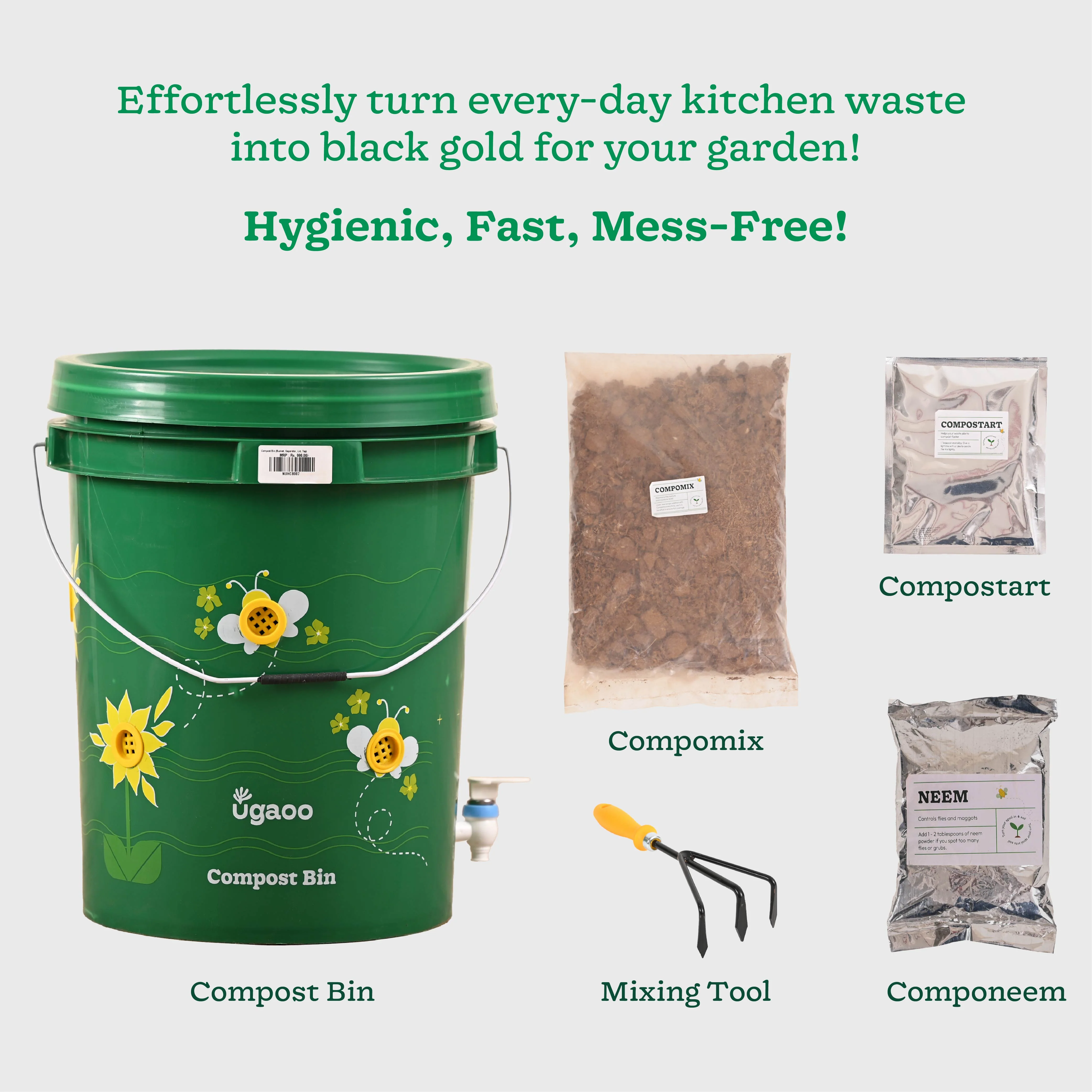 Home Compost Bin Kit - 20 Liter - Image 16
