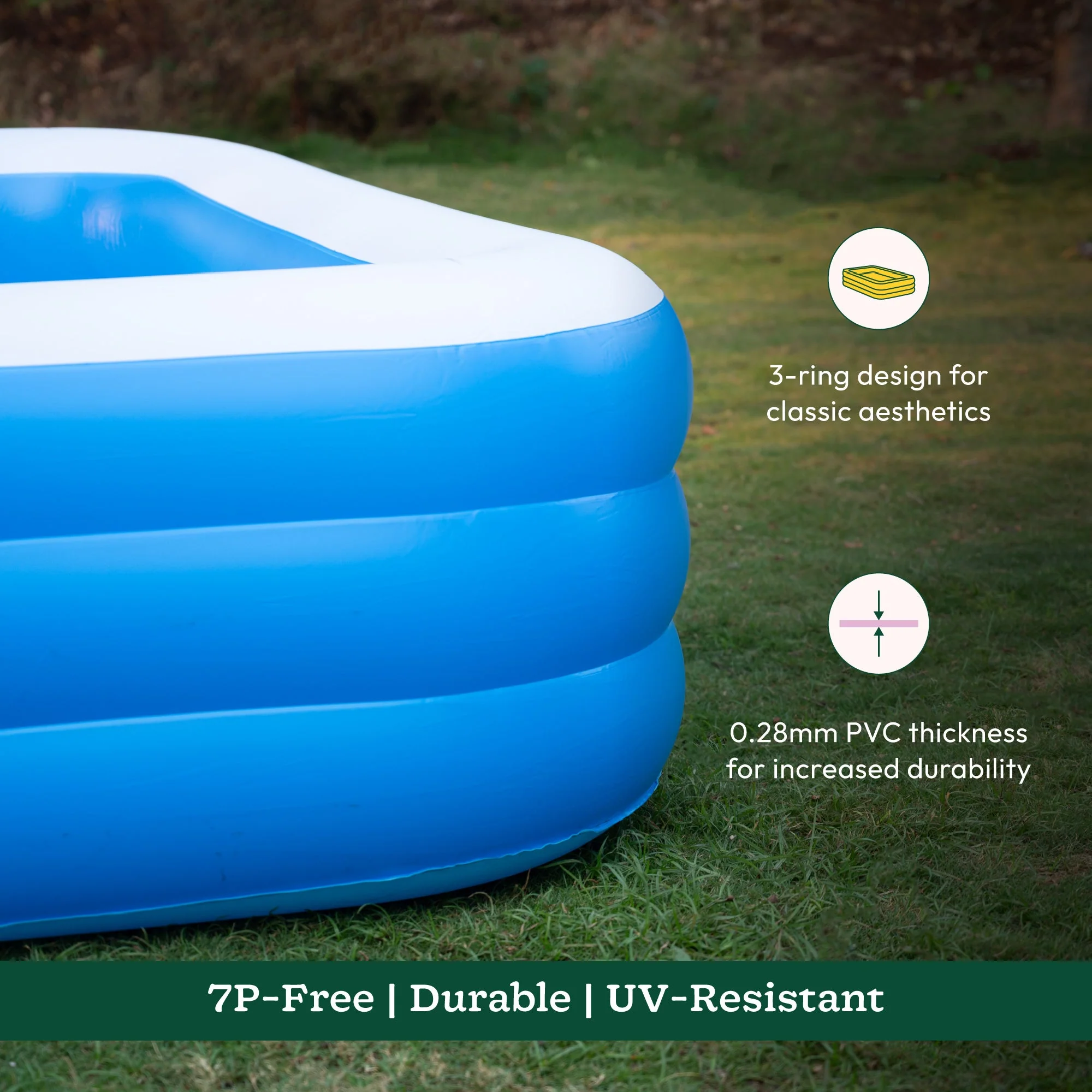 Inflatable Swimming Pool for Adults & Kids - Image 18
