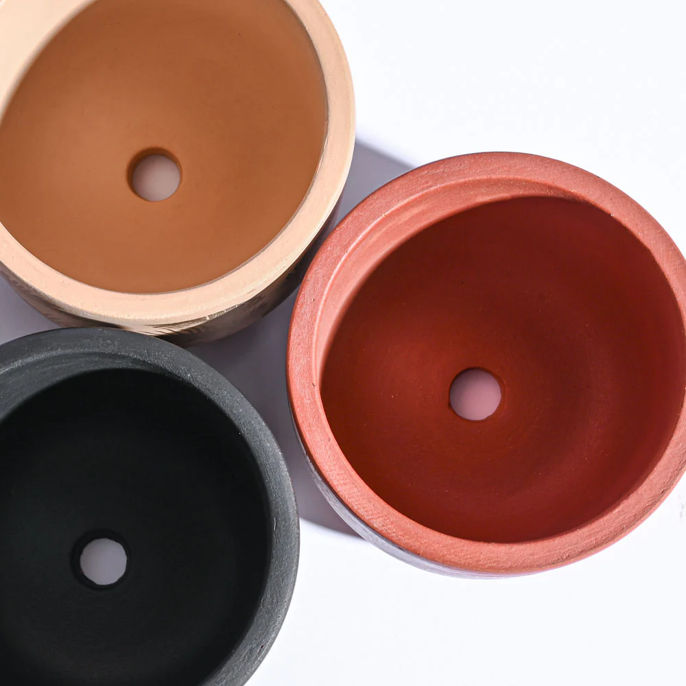 Sienna Terracotta Pots - Set of 3 - Image 7