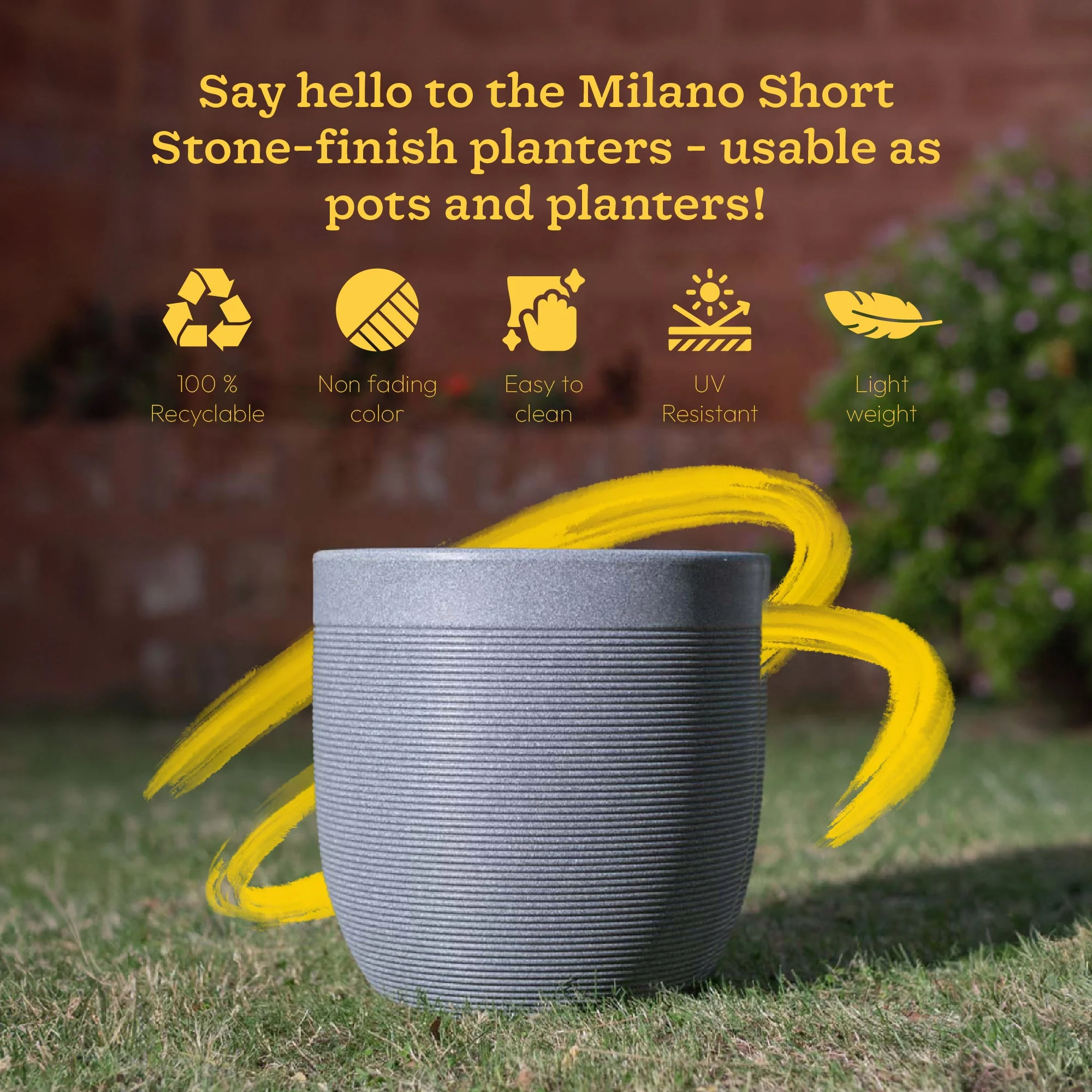 Milano Short Planter - Image 23