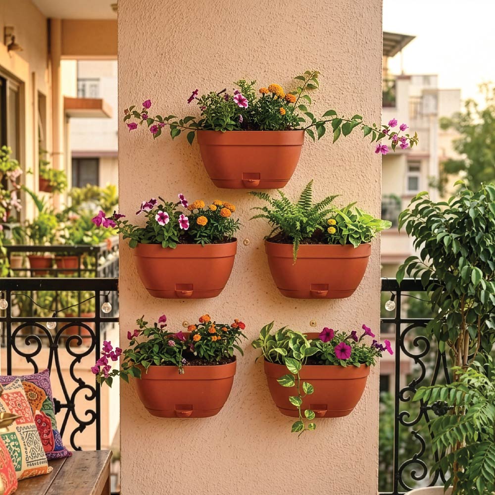 Mounta Wall Planter:- Set of 5 - Image 7