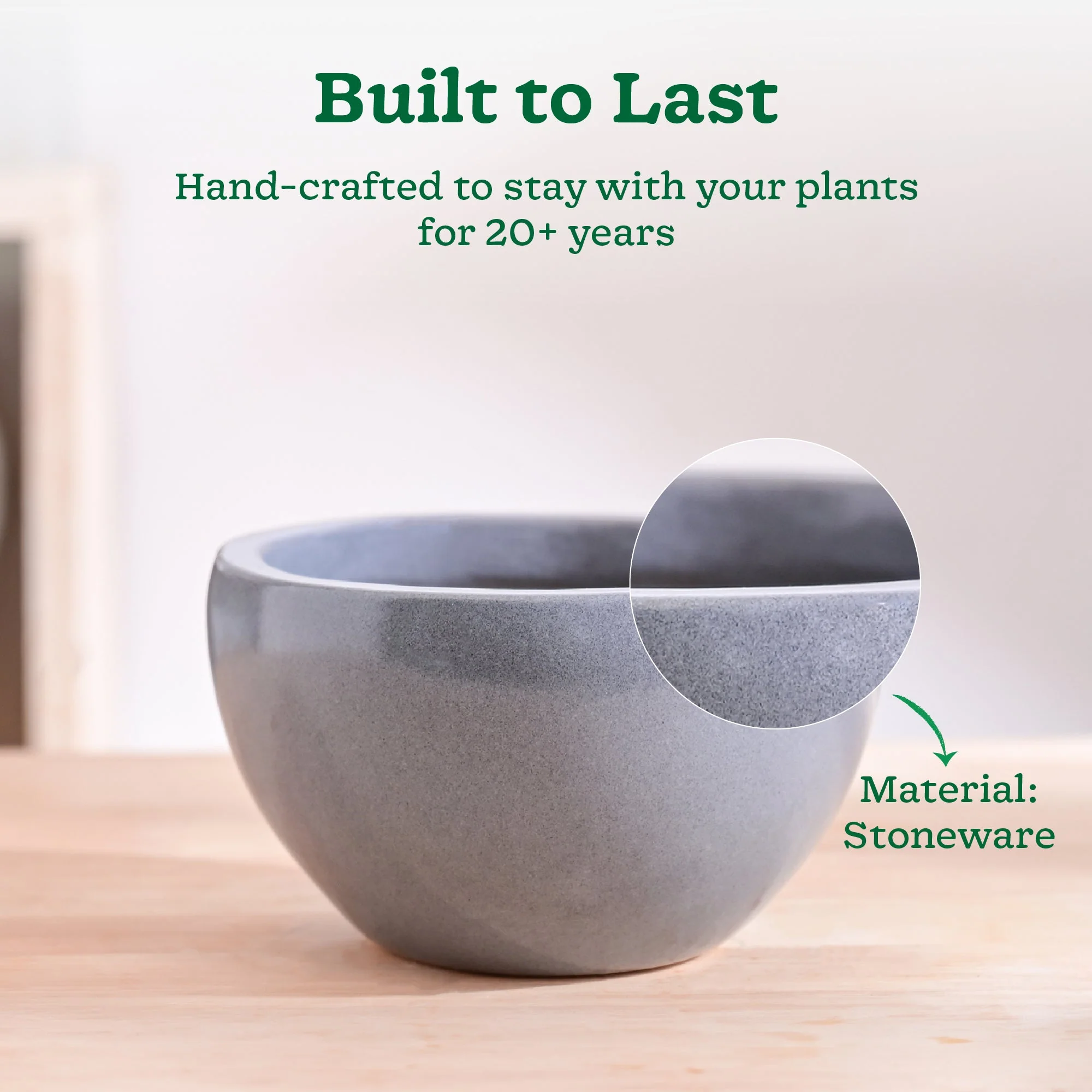 Nature's Hum Fat Ceramic Planter - Image 19