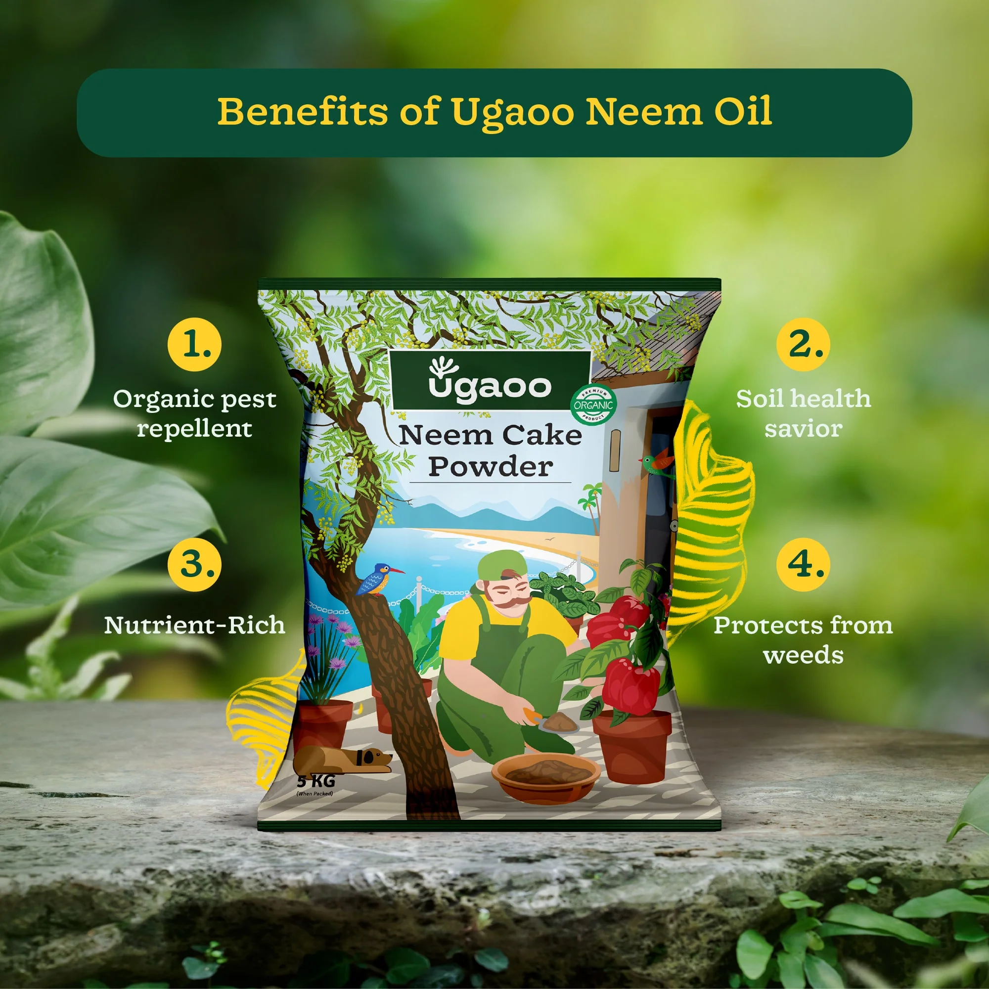 Neem Cake Powder - 5 kg - Image 4
