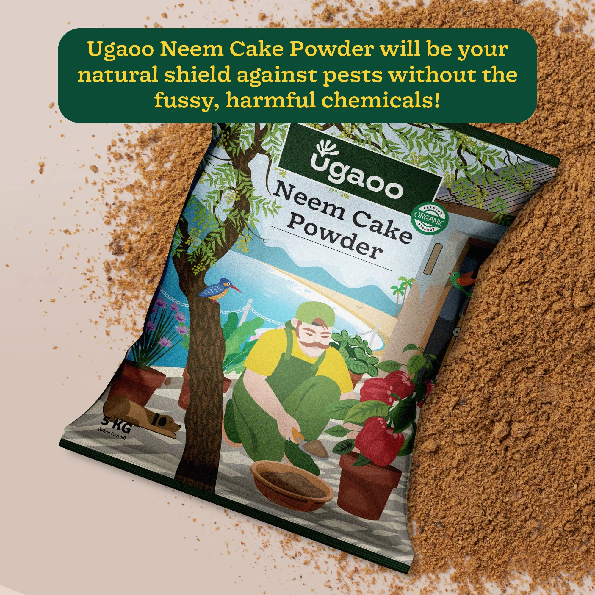 Neem Cake Powder - 5 kg - Image 6