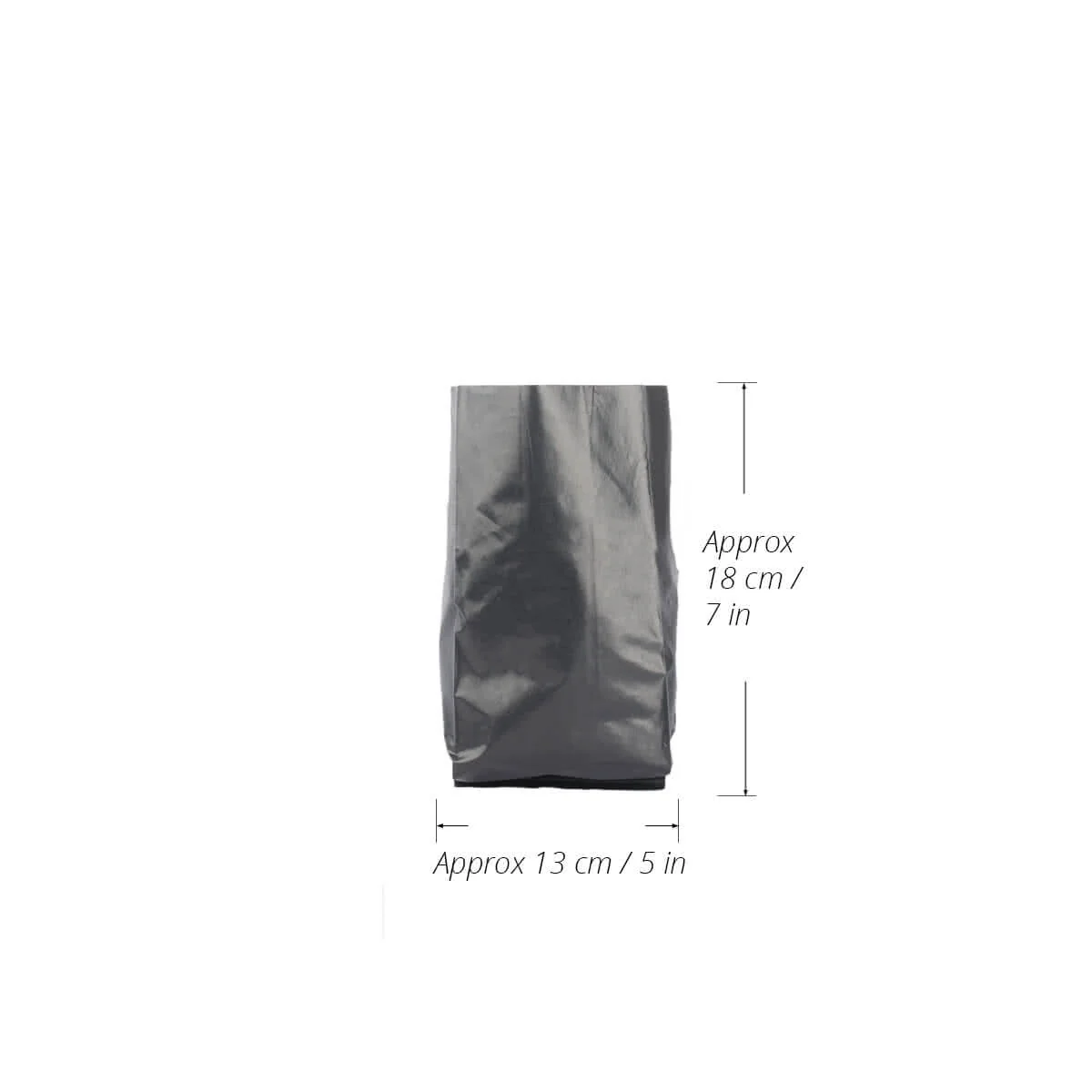Nursery plant poly bag (Pack of 100 Bags) - 5 in x 7 in (DIA x H) - Image 2