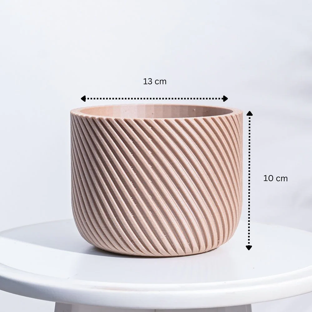 Oblique Elegance Wooden Pot - Image 8