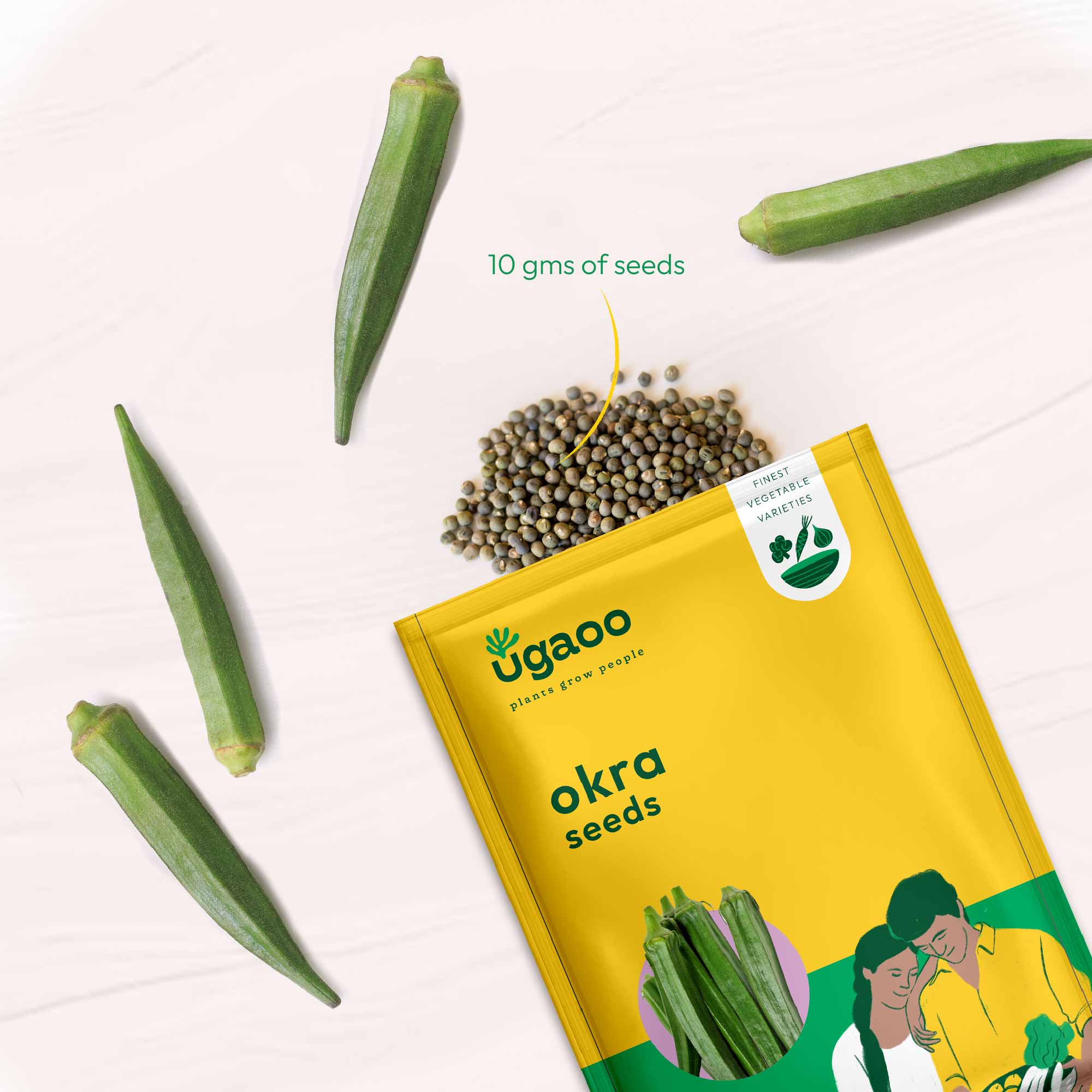 Okra Seeds (Lady Finger) - Image 3
