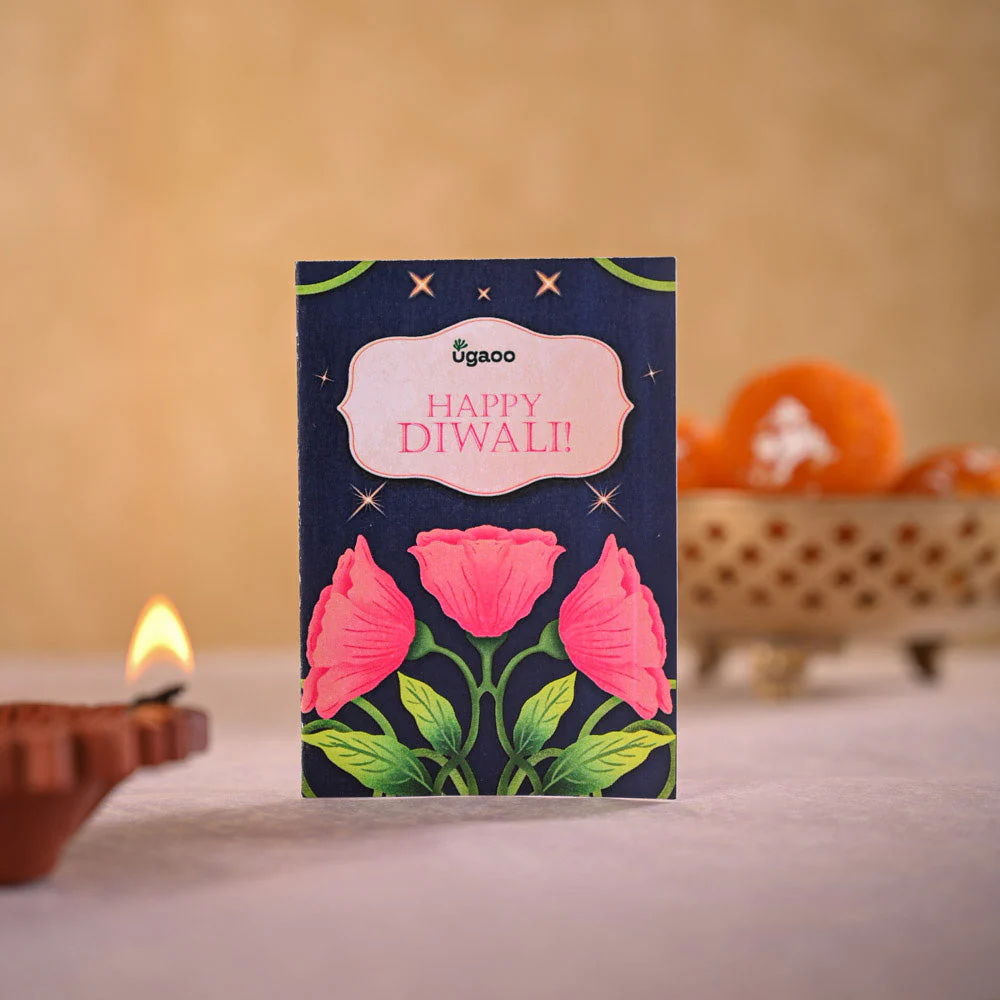 Peace lily and Smoor chocolates Diwali Gift hamper - Image 4