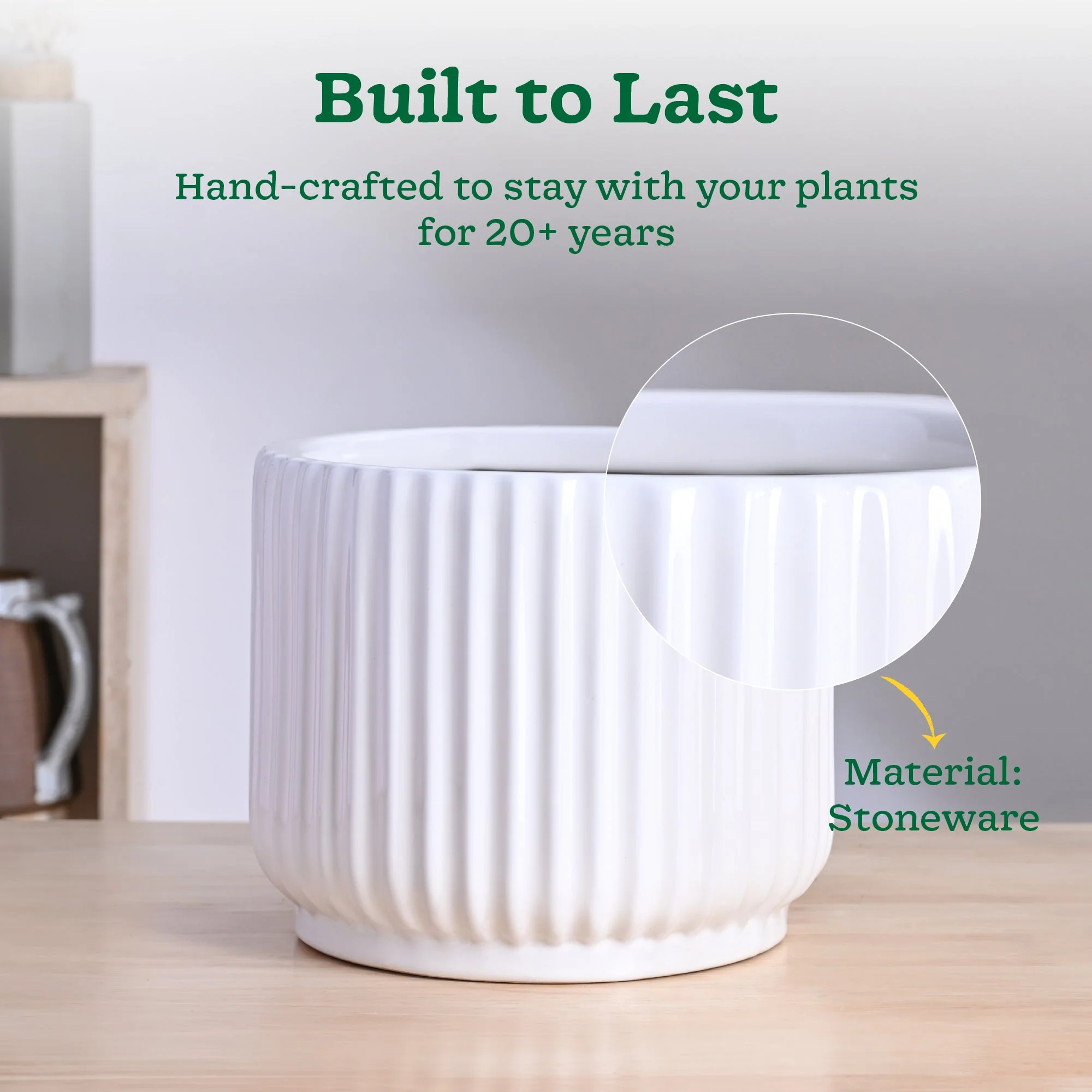 Phoenix Ceramic Pot (9.5 Inch Diameter) - Image 11