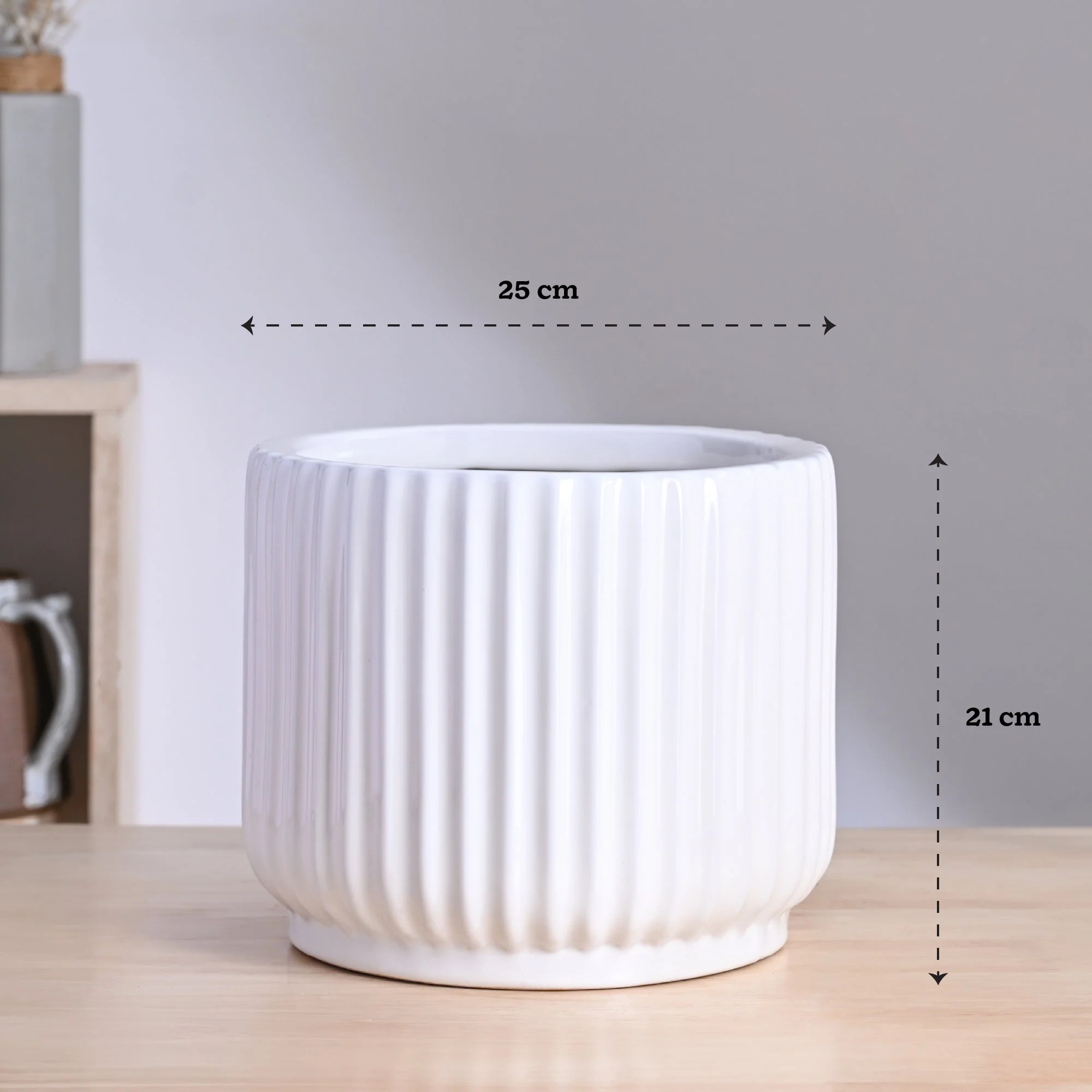 Phoenix Ceramic Pot (9.5 Inch Diameter) - Image 16