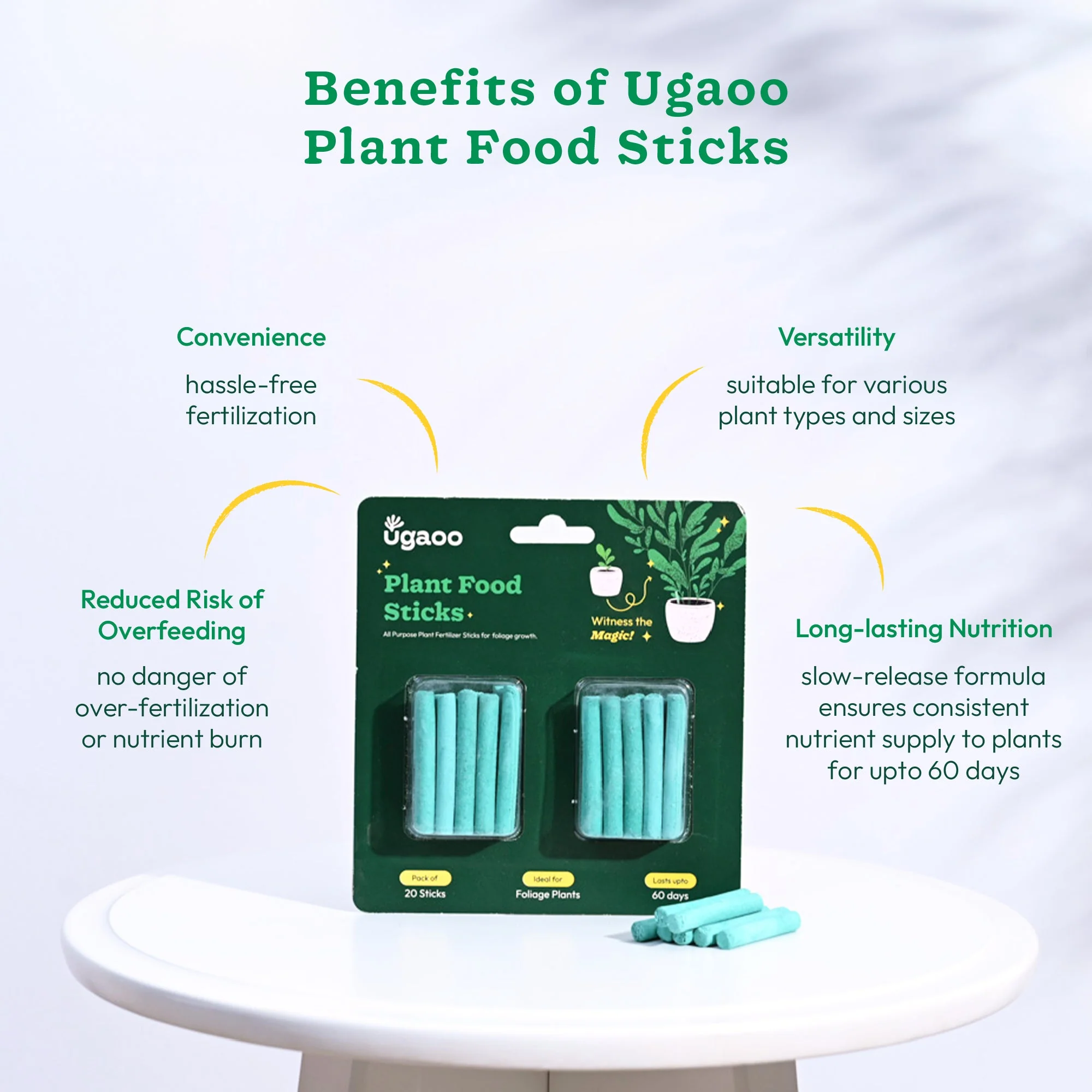 Plant Food Fertilizer Green Sticks for All Plants - Image 3