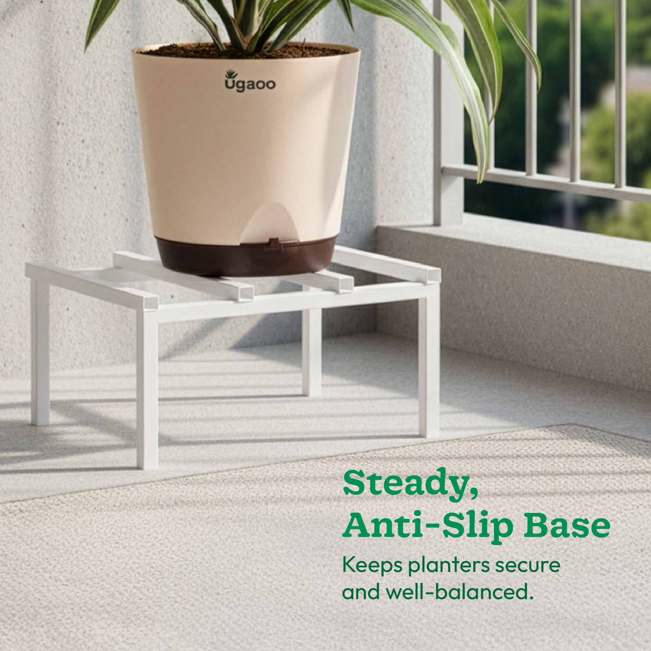 Rolling Plant Stand - White - Image 32
