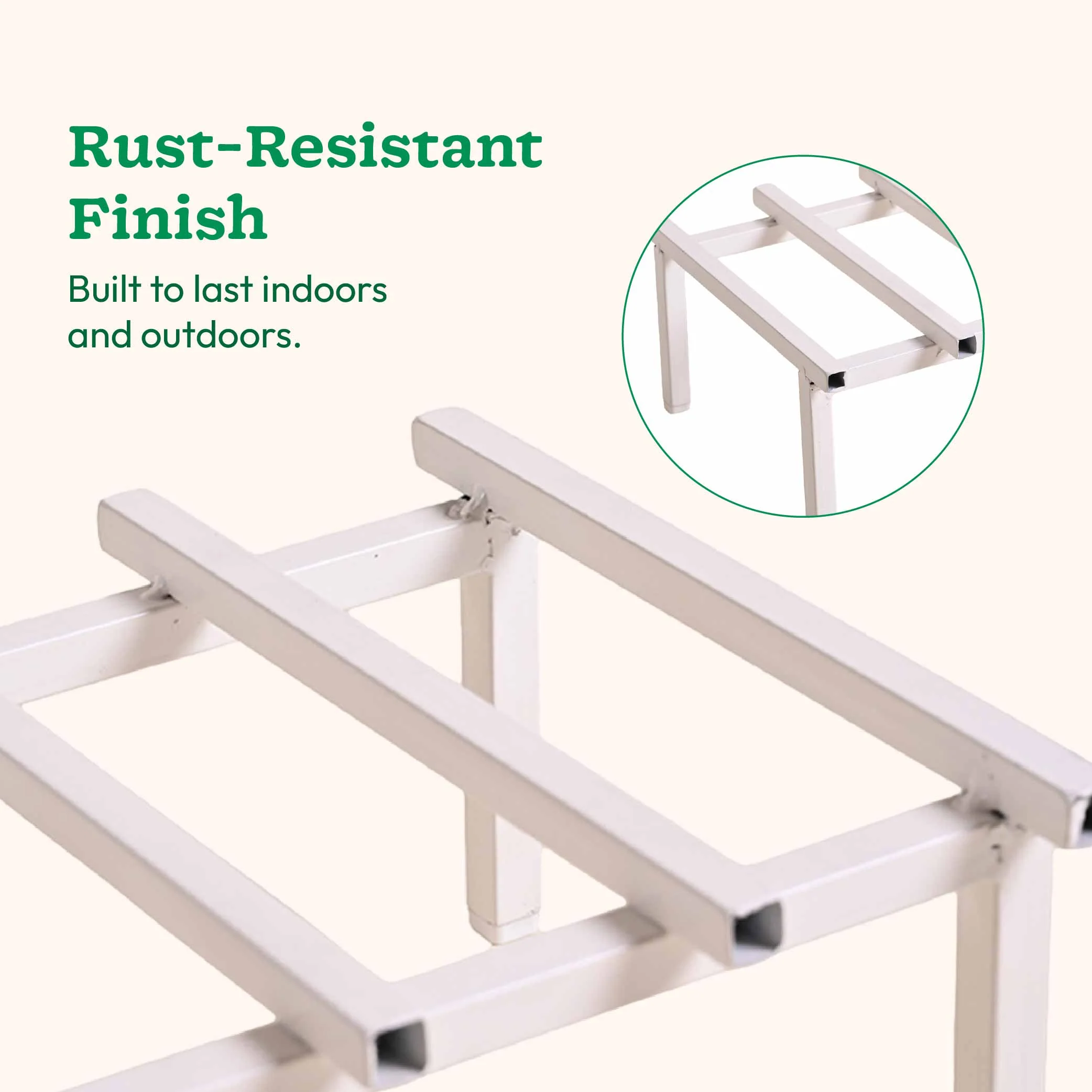 Rolling Plant Stand - White - Image 33