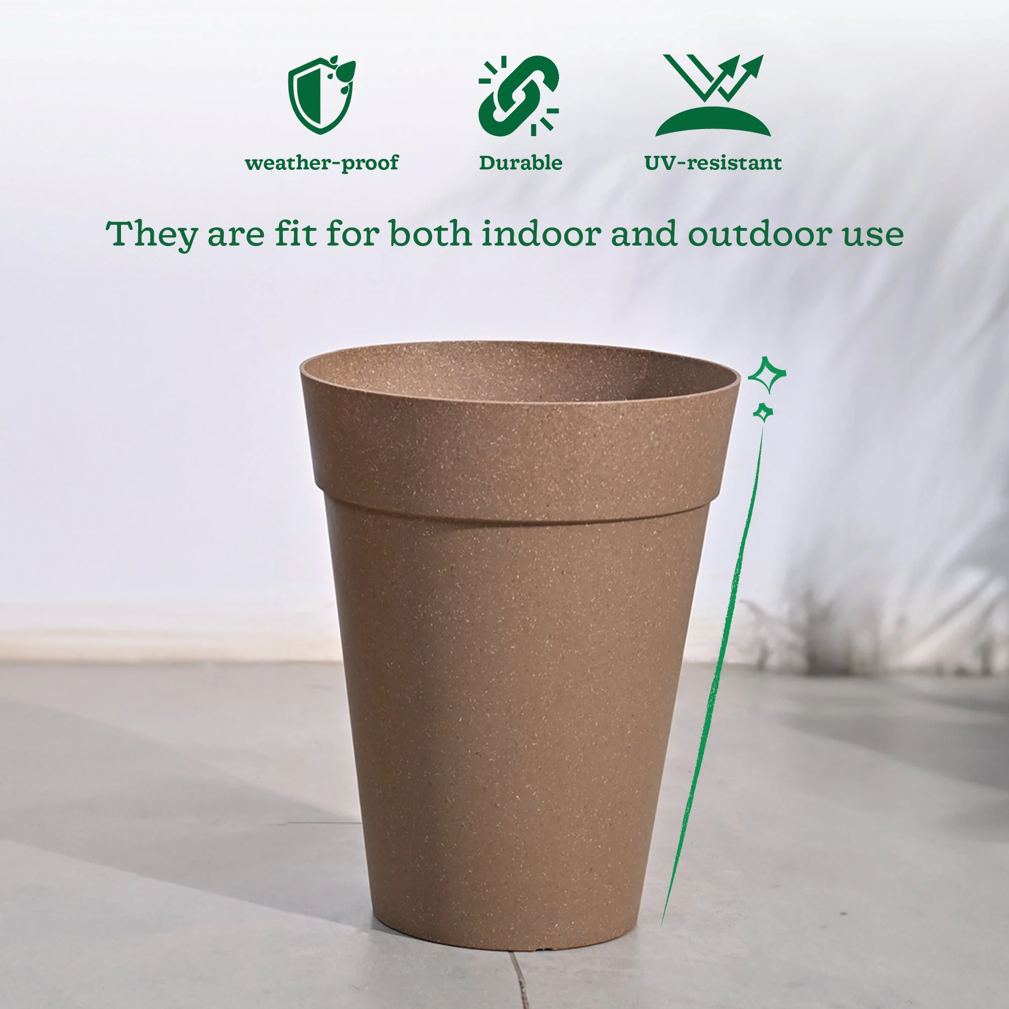 Rome Plastic Planter - Image 101