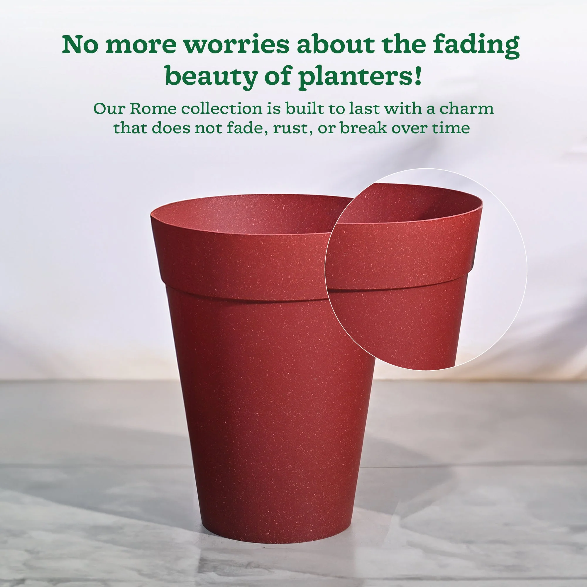Rome Plastic Planter - Image 117