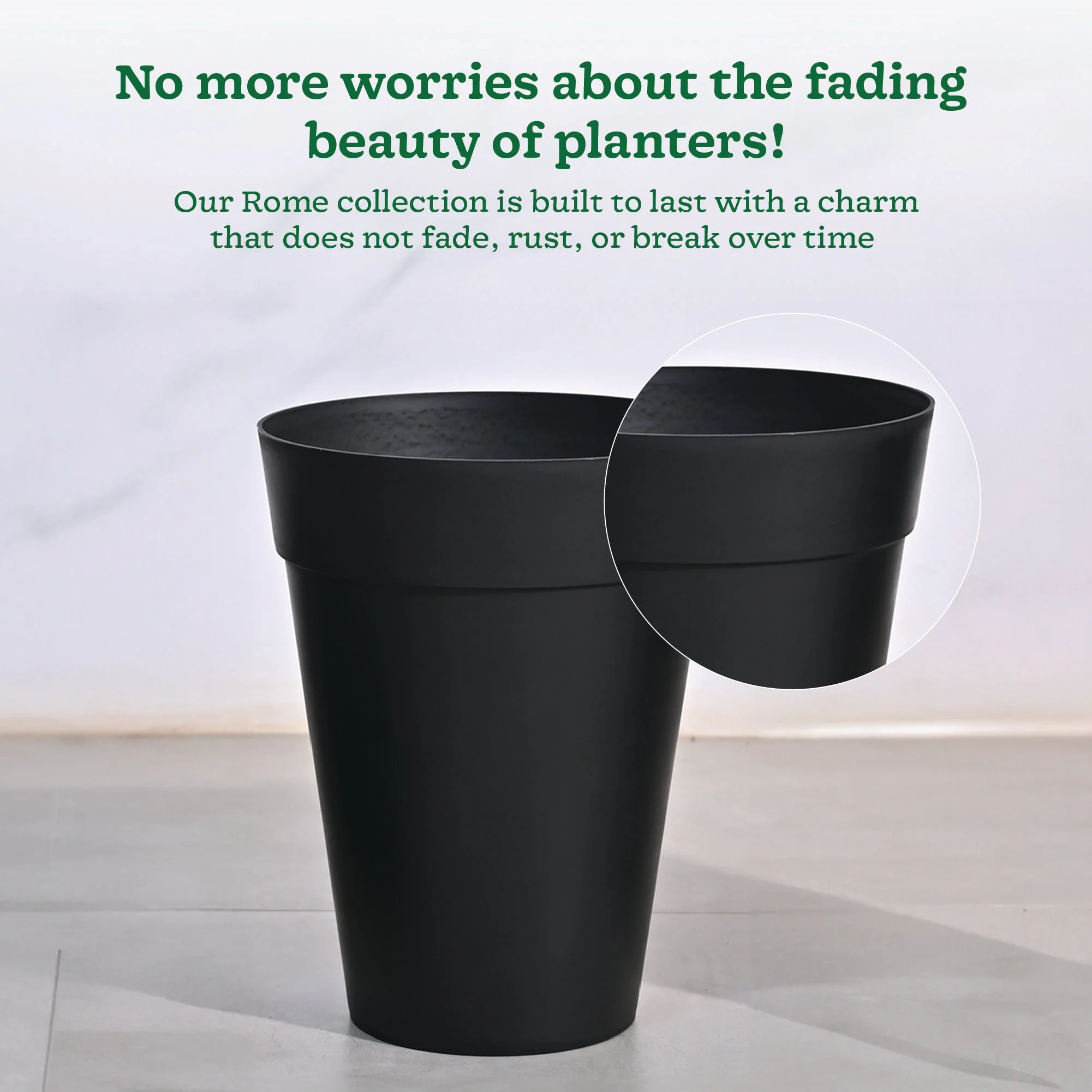 Rome Plastic Planter - Image 9