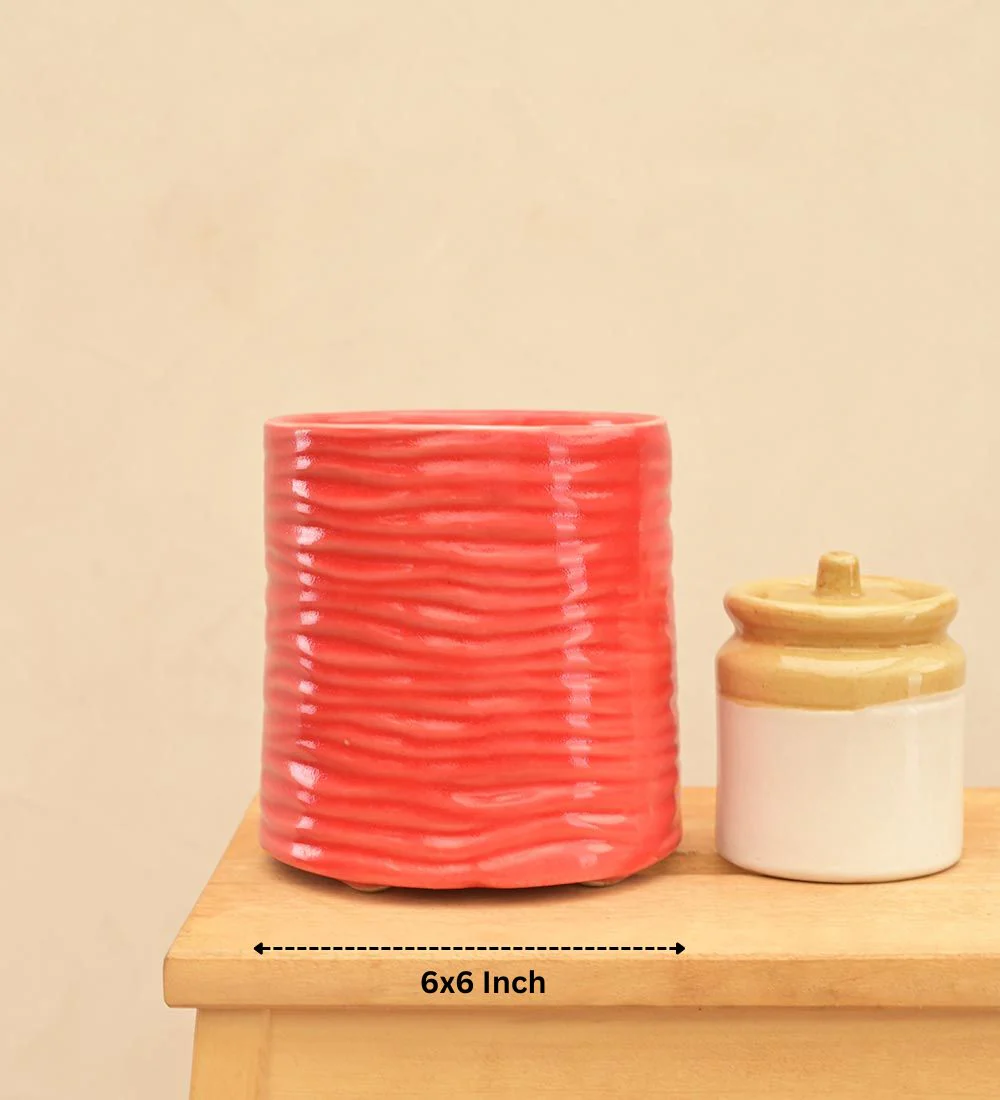 Sea Breeze Ceramic Planter - Image 3