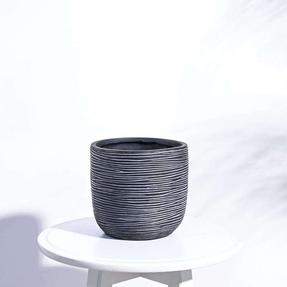 Zuri Planter Ball Rib - Image 21