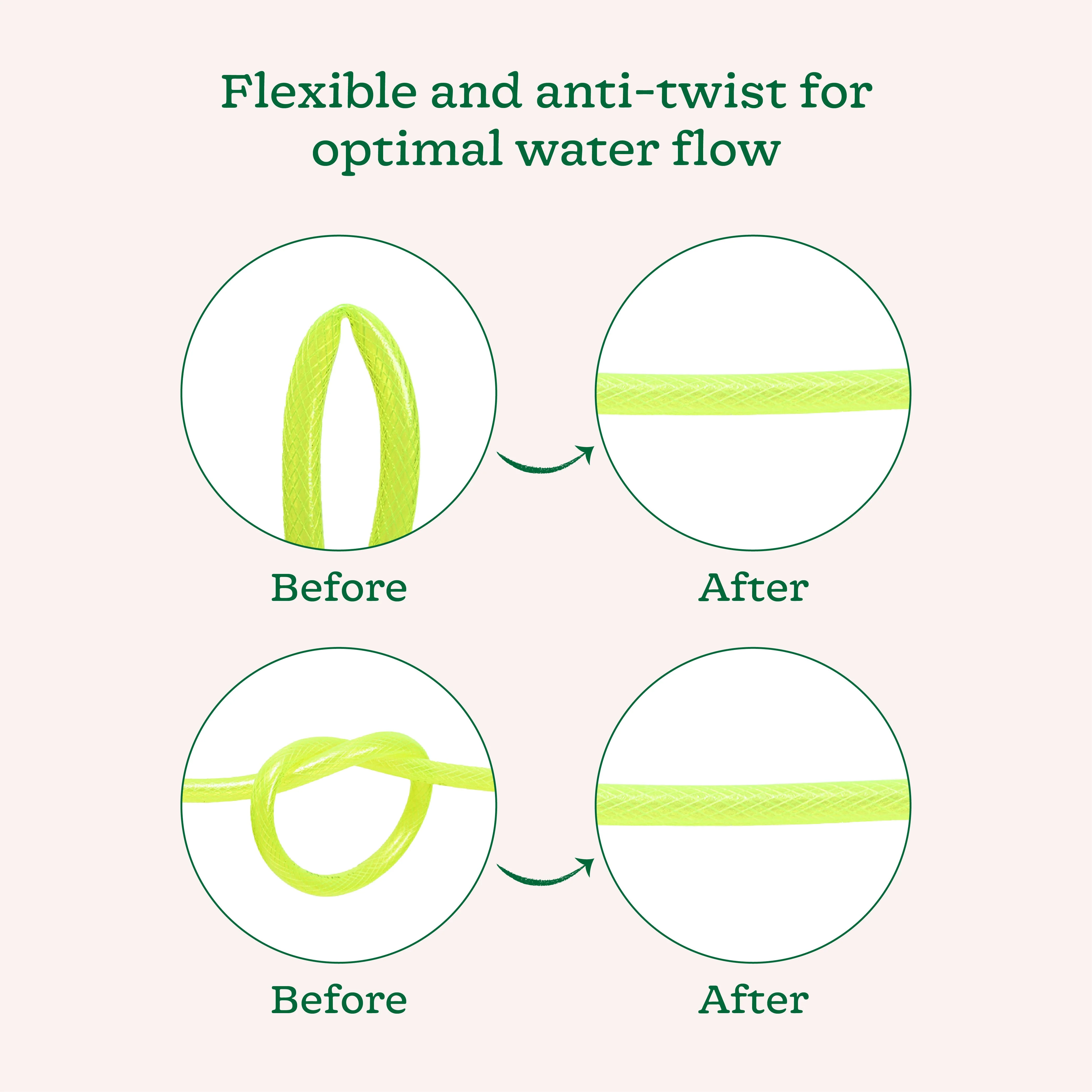 Super Braided Green Water Hose PVC Pipe - Image 12