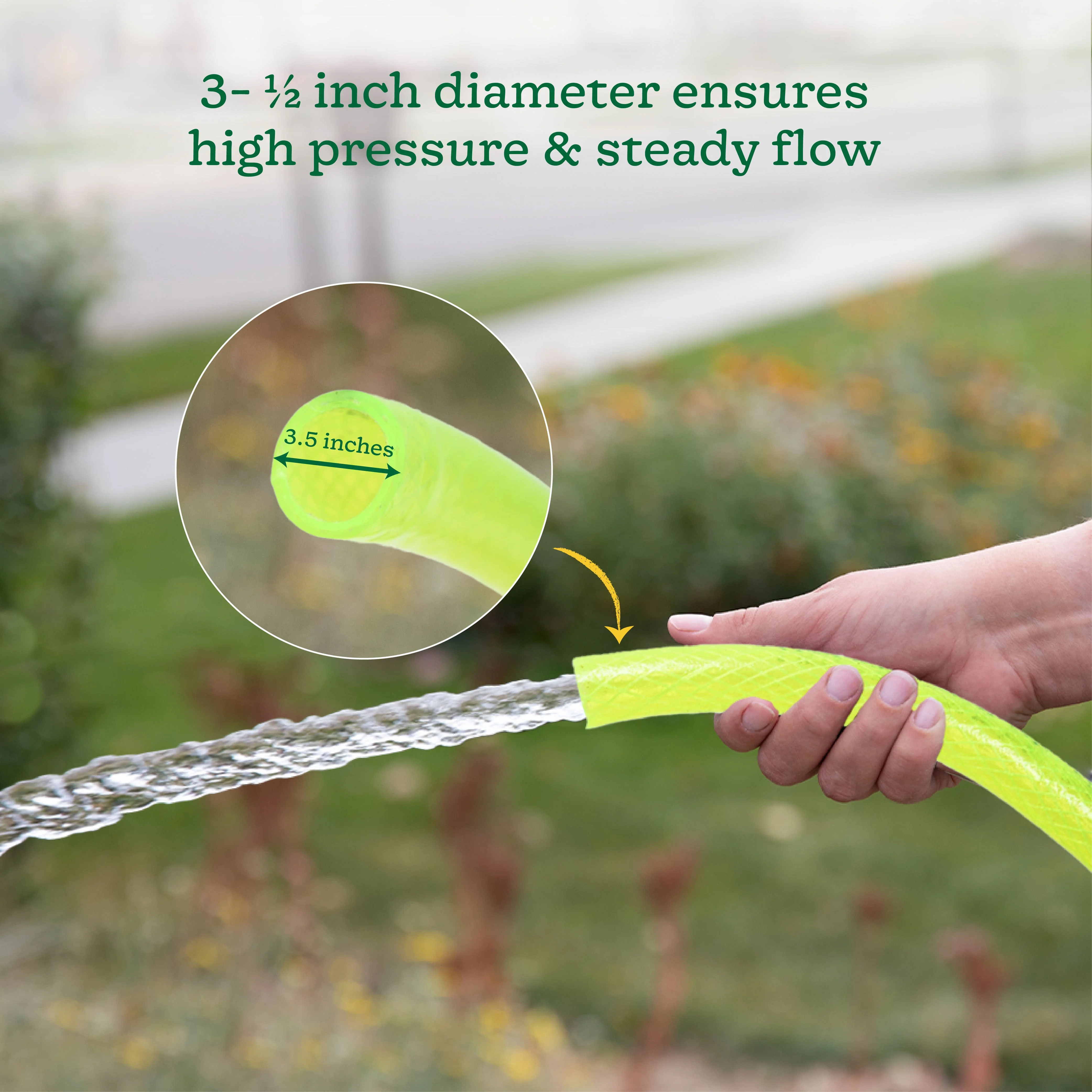 Super Braided Green Water Hose PVC Pipe - Image 27