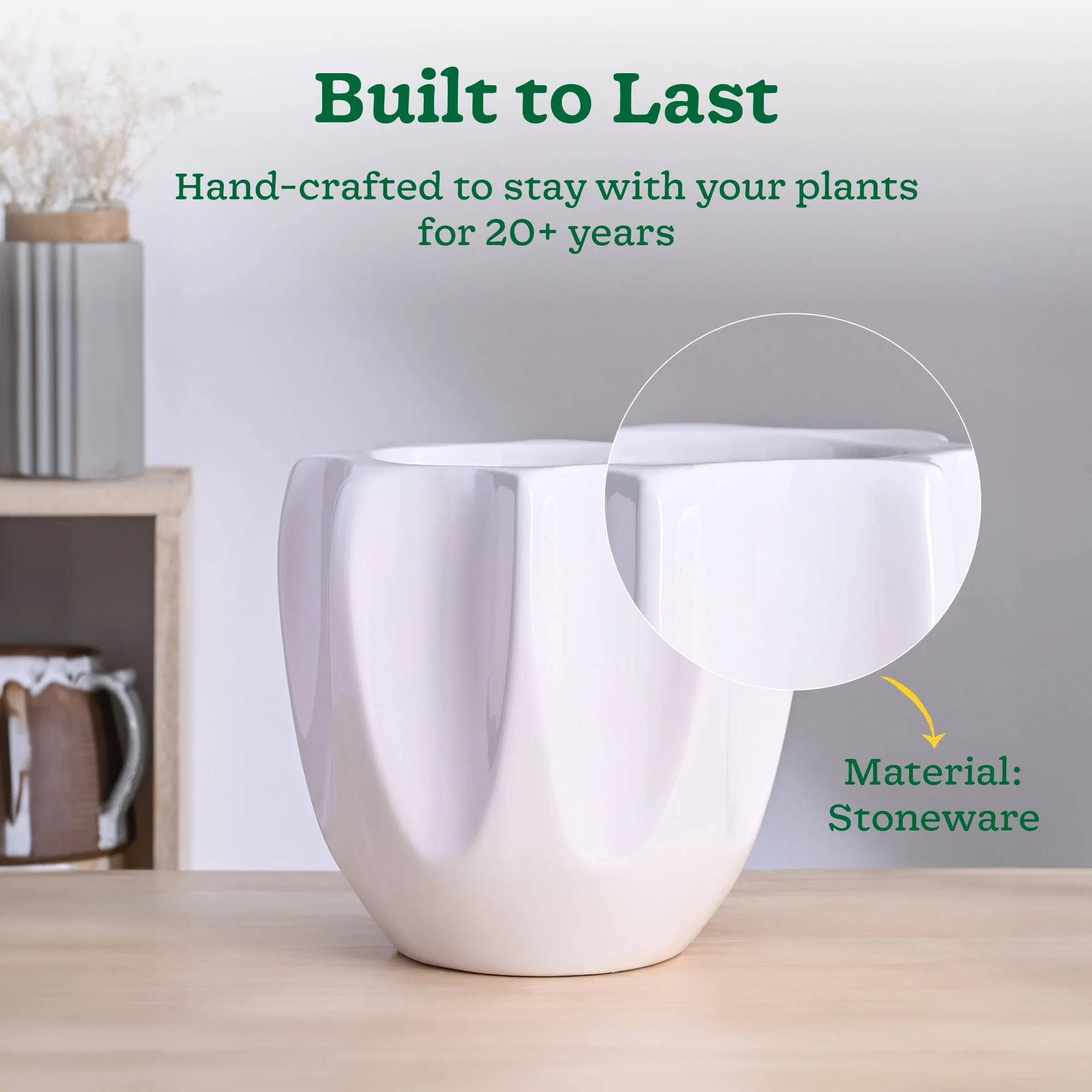 Tranquil Tales Ceramic Planter - Image 11