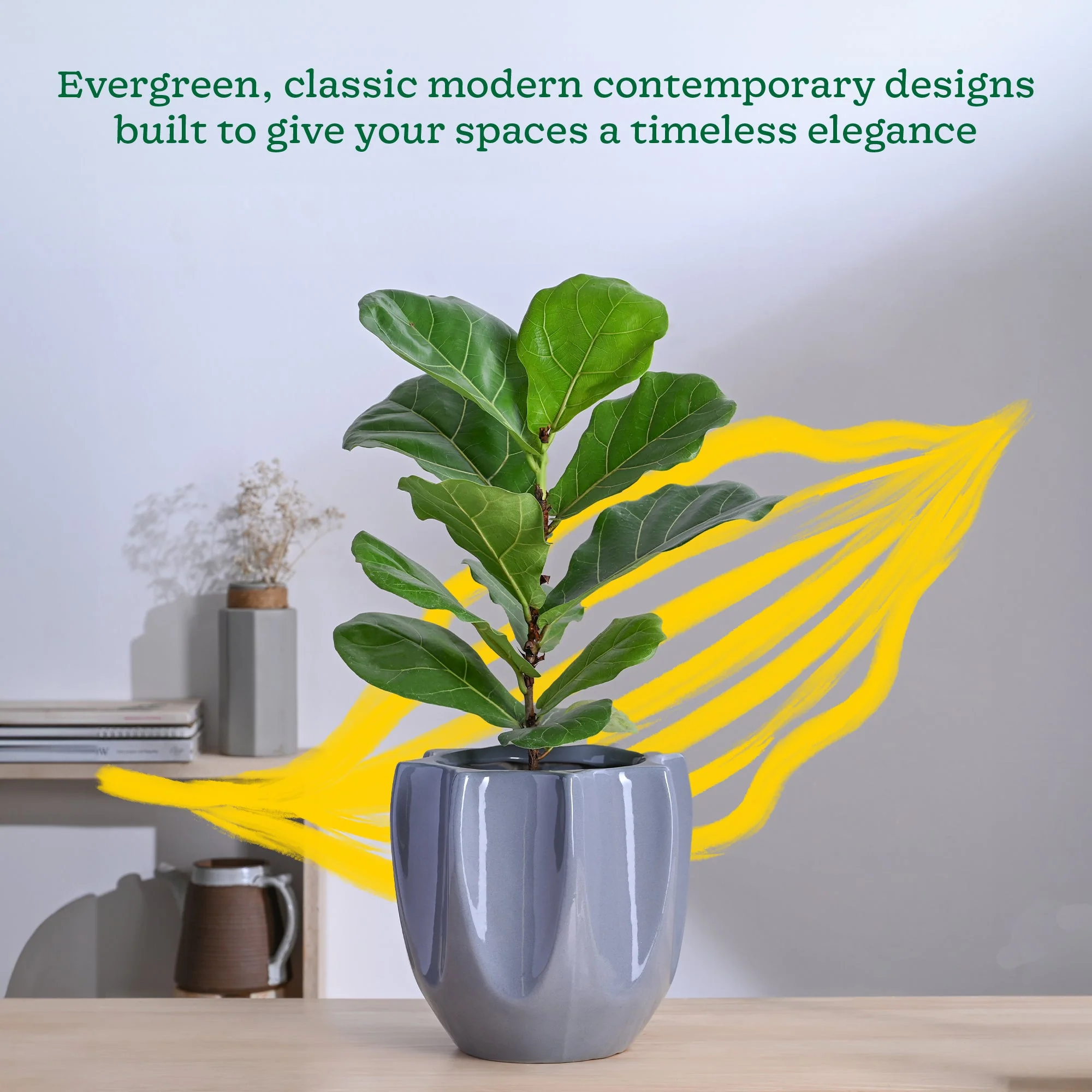 Tranquil Tales Ceramic Planter - Image 2