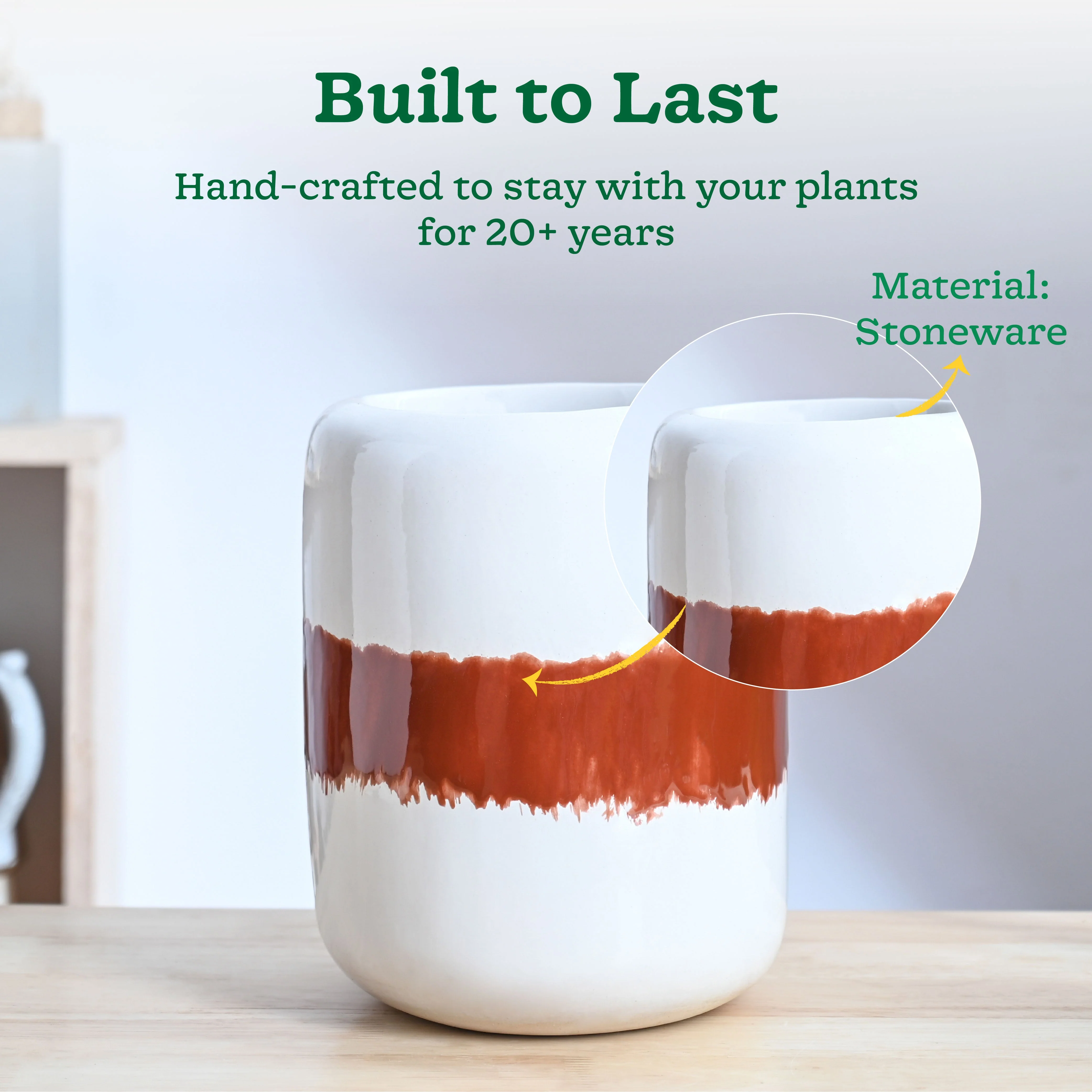 Twilight Clouds Ceramic Planter - Image 11