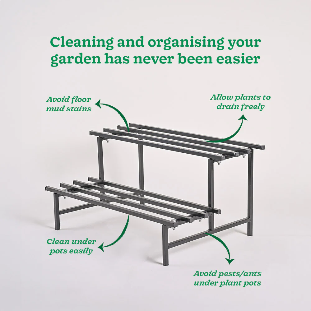 2-Tier Elevate Metal Plant Stand - Image 13