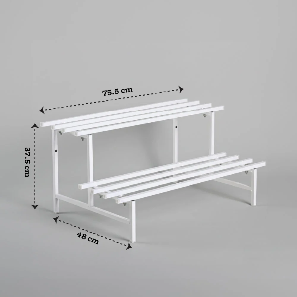 2-Tier Elevate Metal Plant Stand - Image 8