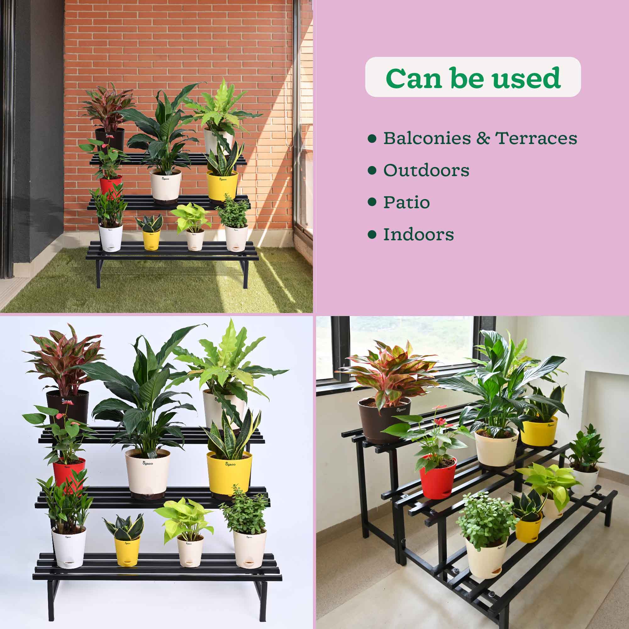 3-Tier Elevate Metal Plant Stand - Image 10