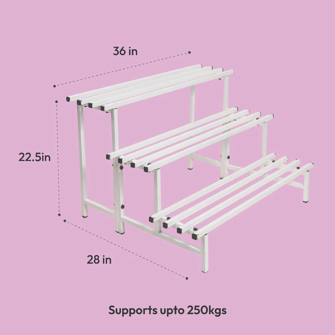 3-Tier Elevate Metal Plant Stand - Image 5