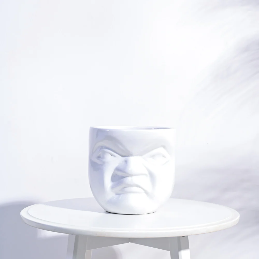 Unwavered Love - Kids Angry Face Ceramic Pot - Image 3