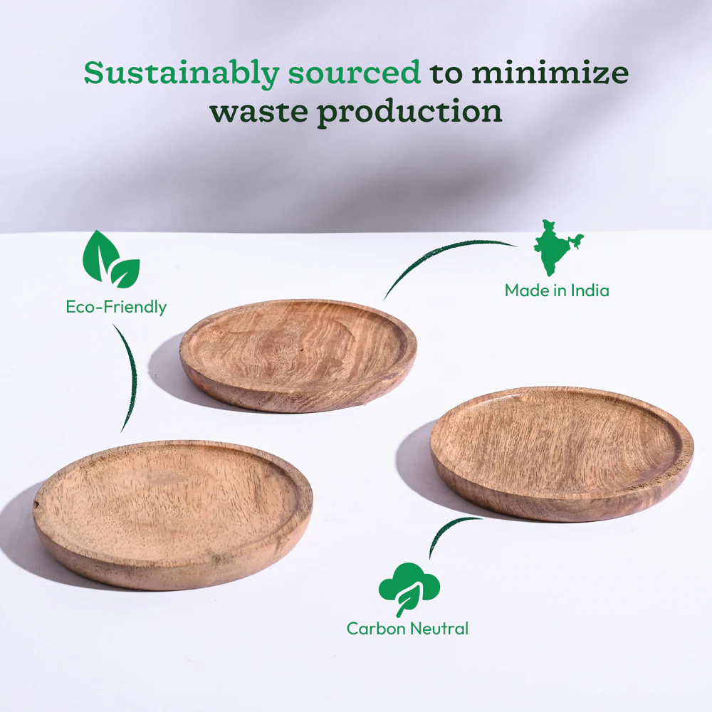Wooden Plant Tray - Set of 3 - Image 4