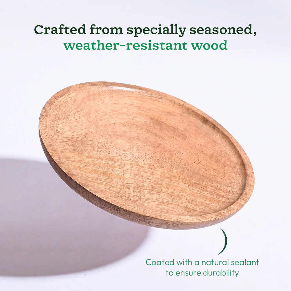 Wooden Plant Tray - Set of 3 - Image 9