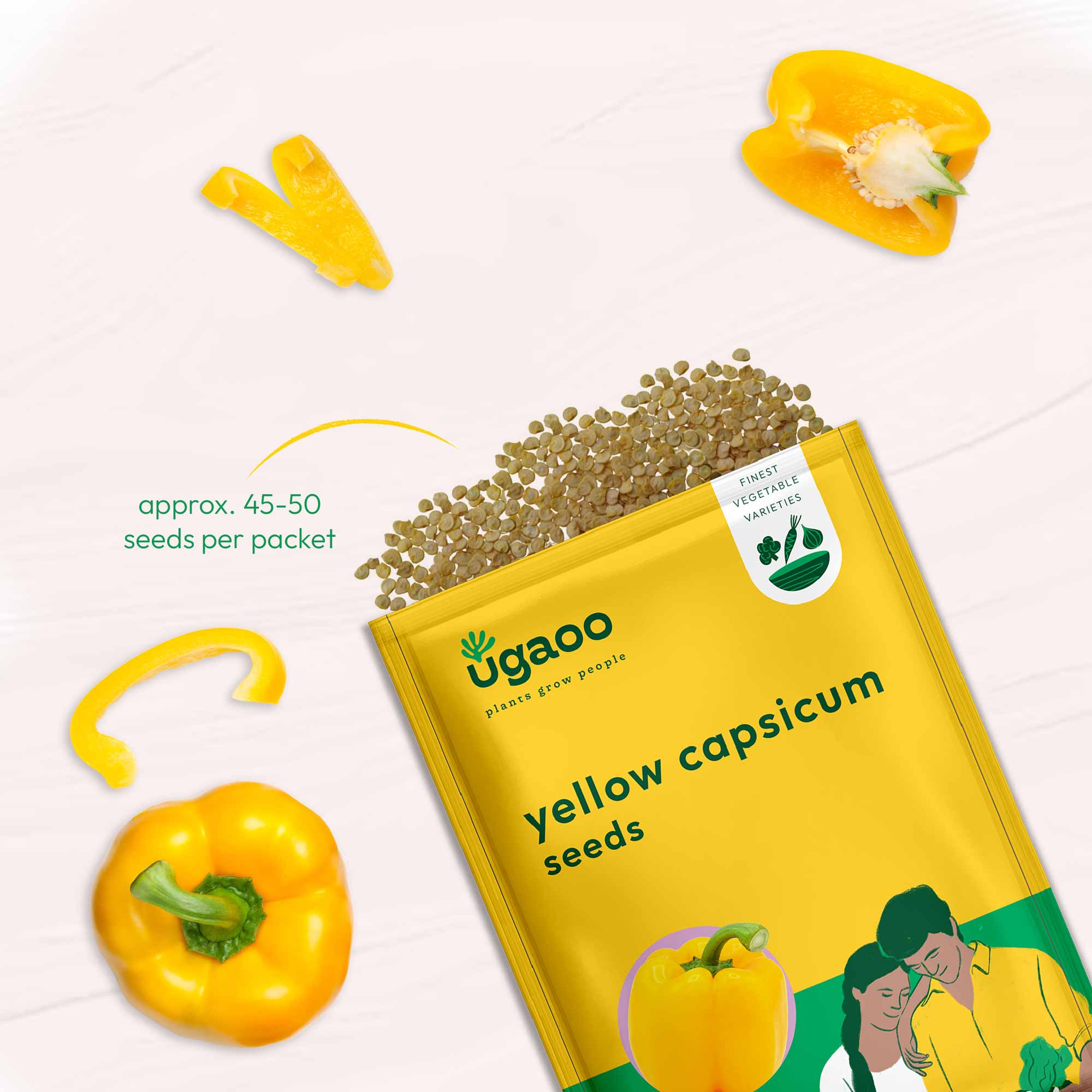 Yellow Capsicum Seeds - Image 3