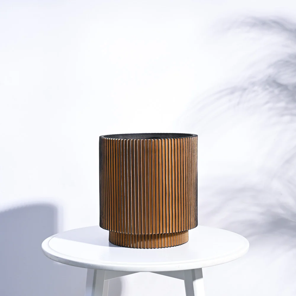 Zuri Vase Cylinder Groove - Image 13